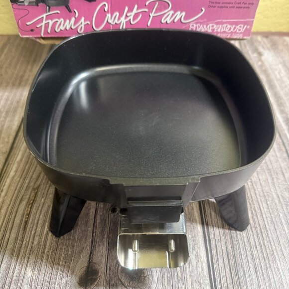 FRAN’S Craft Personal Electric Skillet for Crafts 7” Sq Adj Heat to 400 degrees - Picture 6 of 11